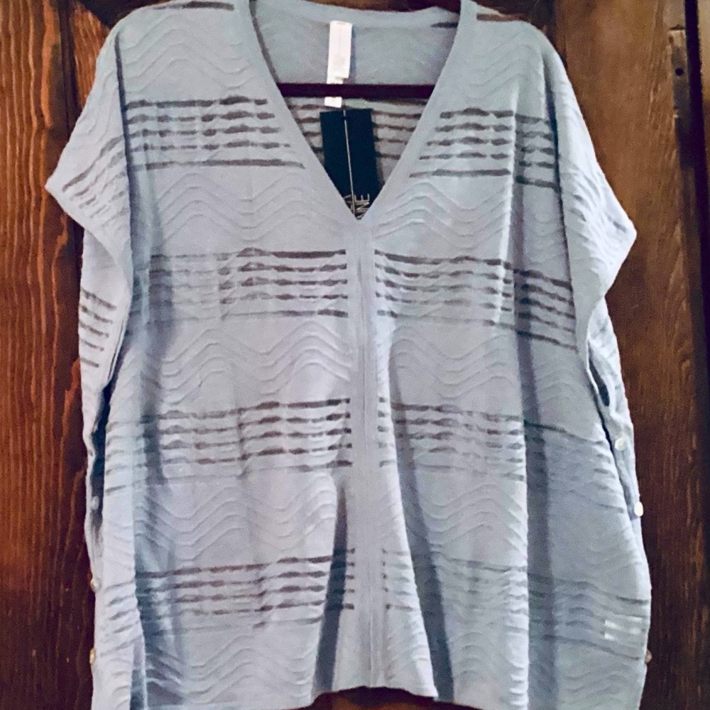 Poncho Style Knit Top